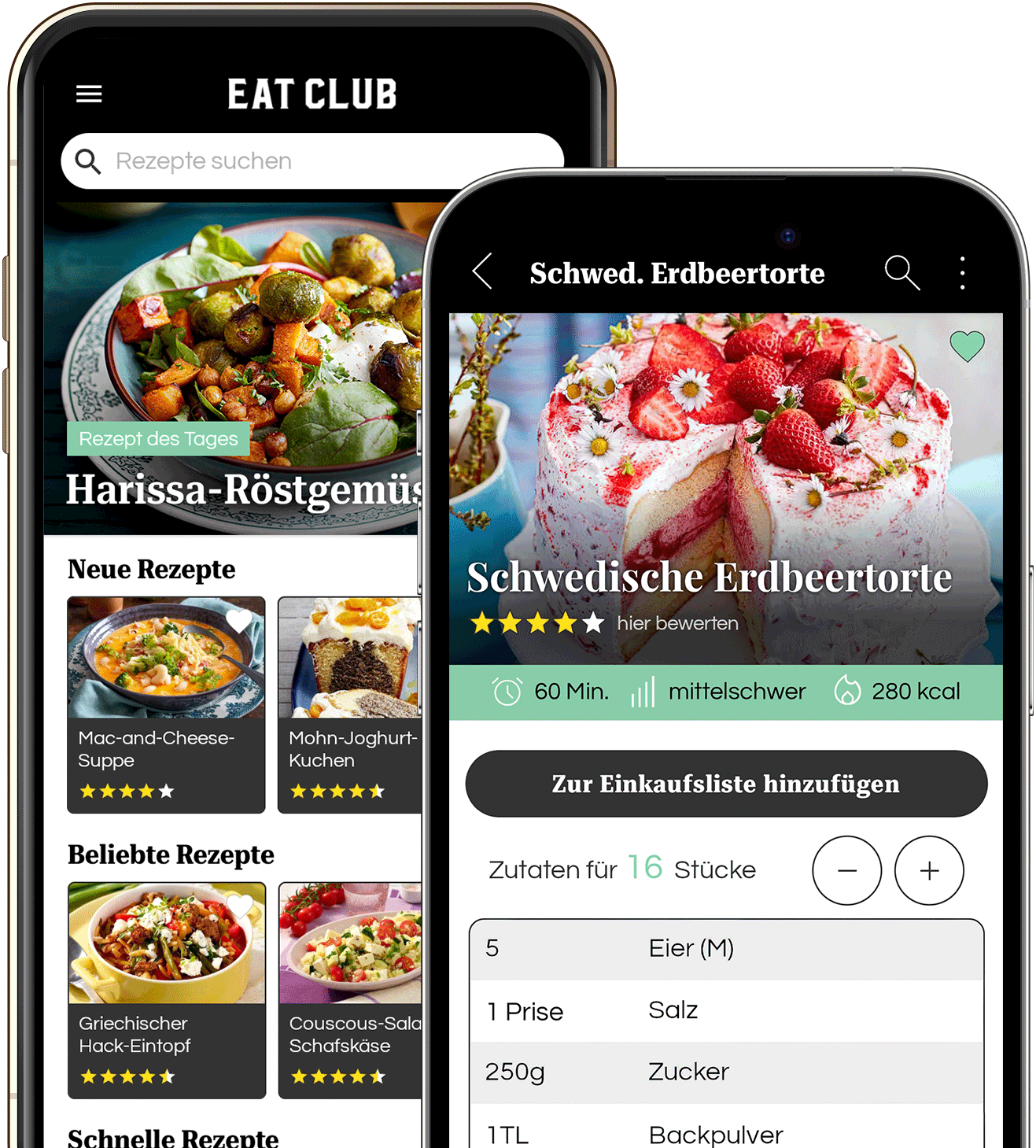 EatClub Android/iPhone Home